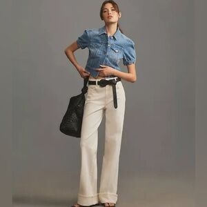 NWT Paige Sasha High Rise Wide Leg, size 25